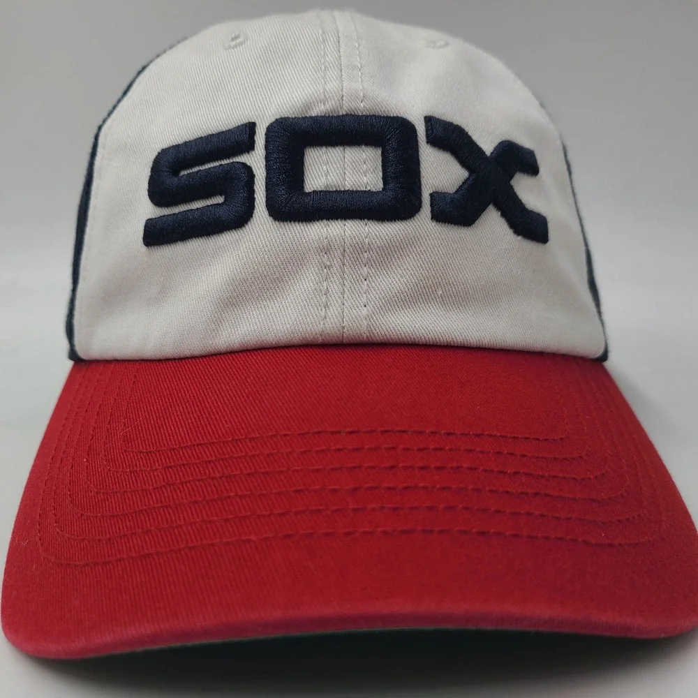 Chicago White Sox Hat Fitted M 47 Brand Franchise White Blue Red MLB Baseball